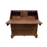 Antique Walnut Slant Front Desk Antique Walnut Slant Front Desk