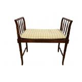 Baker Bedside Bench with Caned Seat Baker Bedside Bench with Caned Seat