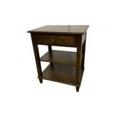 Ethan Allen One-Drawer Wooden Side Table Ethan Allen One-Drawer Wooden Side Table