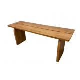 Modern Wood Bench with Butterfly Joints Modern Wood Bench with Butterfly Joints