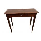 Wood Table with Single Drawer Wood Table with Single Drawer