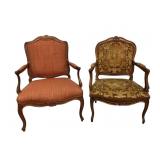French Upholstered Armchairs French Upholstered Armchairs