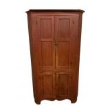 Antique Four-Door Corner Cabinet Antique Four-Door Corner Cabinet
