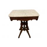 Victorian Marble Top Side Table Victorian Marble Top Side Table