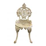 Cast-Iron Garden Chair with Ornate Design Cast-Iron Garden Chair with Ornate Design