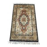 Hand-Knotted Throw Rug, 50�� x 30�� Hand-Knotted Throw Rug, 50�� x 30��