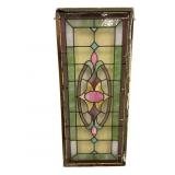 Stained Glass Window Panel, 17�40 Inches Stained Glass Window Panel, 17�40 Inches