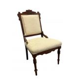Victorian Side Chair with Carved Details Victorian Side Chair with Carved Details