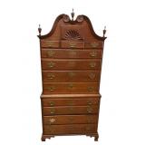 Chippendale-Style Bonnet-Top Tallboy Chippendale-Style Bonnet-Top Tallboy