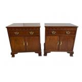 Baker Mahogany Side Tables Baker Mahogany Side Tables