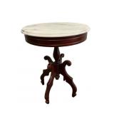 Modern Victorian Beveled Marble Top Table Modern Victorian Beveled Marble Top Table