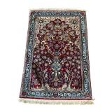 Hand-Knotted Iranian Prayer Rug Hand-Knotted Iranian Prayer Rug