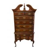 Two-Piece Mahogany Highboy Chest Two-Piece Mahogany Highboy Chest