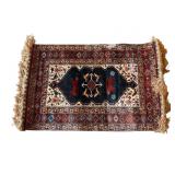 Handwoven Persian Rug with Animal Motifs Handwoven Persian Rug with Animal Motifs