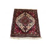 Hand-Knotted Oriental Throw Rug Hand-Knotted Oriental Throw Rug