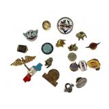 18 Automotive-Themed Lapel Pins 18 Automotive-Themed Lapel Pins