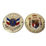 2 Automotive Grill Badges 2 Automotive Grill Badges
