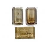 3 Glass Paperweights E. Mauch Chunk, Pa 3 Glass Paperweights E. Mauch Chunk, Pa