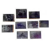 Nine Etched Printing Blocks Nine Etched Printing Blocks