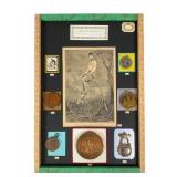 Penny-Farthing Medal Display Penny-Farthing Medal Display