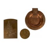 Three Early 20th Century Commemorative Items Three Early 20th Century Commemorative Items