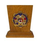 1961 Tour de France Automobile Plaque 1961 Tour de France Automobile Plaque