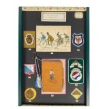 Framed Cycling Memorabilia Display Framed Cycling Memorabilia Display