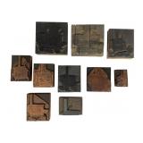 10 Copper and Metal Press Blocks of Stoves 10 Copper and Metal Press Blocks of Stoves