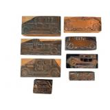 Vintage Letterpress Blocks, 1929 Viking V Vintage Letterpress Blocks, 1929 Viking V