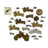 Brass and Metal Automobile Pins Brass and Metal Automobile Pins
