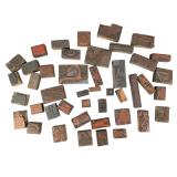 Vintage Letterpress Printing Blocks Vintage Letterpress Printing Blocks