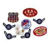 Auto Club and Military Patches Lot Auto Club and Military Patches Lot