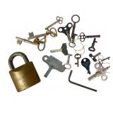 Ford Motor Co. Lock and Assorted Keys Ford Motor Co. Lock and Assorted Keys