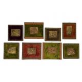 8 Framed Metal Auto Art Plaques 8 Framed Metal Auto Art Plaques