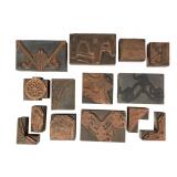 14 Letterpress Printing Blocks 14 Letterpress Printing Blocks