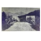 Vintage Etching Printing Block of Bridge Vintage Etching Printing Block of Bridge