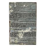 Ford Type A-44 Snowmobile Attachment Print Plate Ford Type A-44 Snowmobile Attachment Print Plate