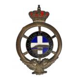 Vintage Greek Automobile Club Badge Vintage Greek Automobile Club Badge