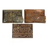3 Vanderbilt Race Plaques 3 Vanderbilt Race Plaques