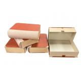 Five Book-Style Display Cases Five Book-Style Display Cases