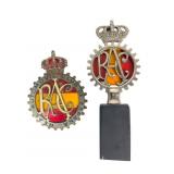 Two Royal Automóvil Club Grill Badges Two Royal Automóvil Club Grill Badges