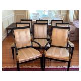 Eight Drexel Heritage Regency Style Chairs Eight Drexel Heritage Regency Style Chairs
