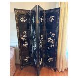 Four-Panel Mother of Pearl Asian Screen Four-Panel Mother of Pearl Asian Screen