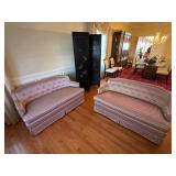 Pair custom made love seats Pair custom made love seats