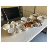Misc. china, Tea Set, Cups and Saucers, Etc. Misc. china, Tea Set, Cups and Saucers, Etc.