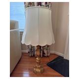 Modern Table Lamp with Gold Base Modern Table Lamp with Gold Base