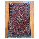 Hand-knotted Iranian Mat, 2 Hand-knotted Iranian Mat, 2