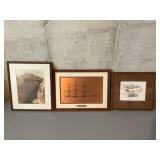 3 Items incl. Flying Cloud Clipper Ship Framed Art 3 Items incl. Flying Cloud Clipper Ship Framed Art