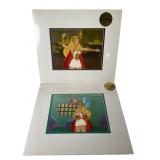 Two Painted/Matted She-Ra Animation Cells w/ COA Two Painted/Matted She-Ra Animation Cells w/ COA