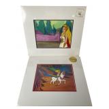 2 Matted/Painted She-Ra Animation Production Cels 2 Matted/Painted She-Ra Animation Production Cels